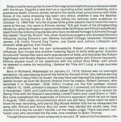 Elmore James : Rollin' & Tumblin' - The Best Of Elmore James (CD, Comp)