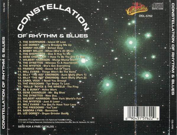 Various : Constellation Of Rhythm & Blues (CD, Comp)