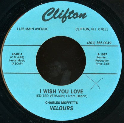 Charles Moffitt's Velours : I Wish You Love (7")
