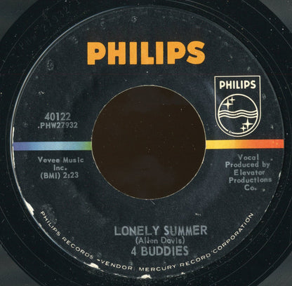 4 Buddies : Lonely Summer (7", Single)