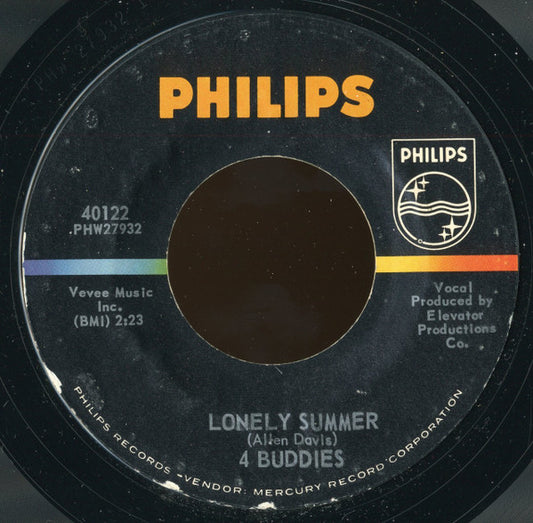 4 Buddies : Lonely Summer (7", Single)