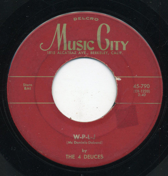 Mr. Undertaker / The Four Deuces : Here Lies My Love / W-P-L-J (7", Single)