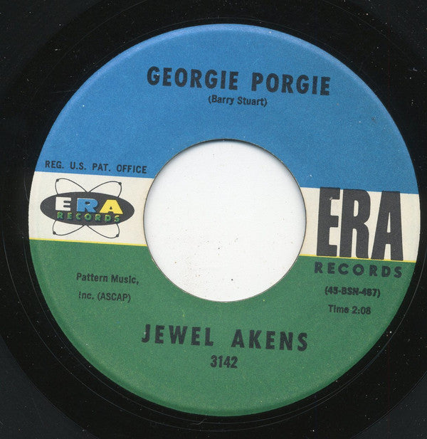 Jewel Akens : Georgie Porgie / Around The Corner (From My House) (7", Single)