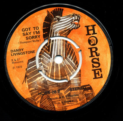 Dandy Livingstone : Come Back Liza (7")