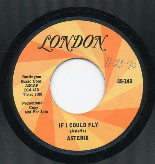 Asterix (6) : Everybody / If I Could Fly (7", Promo, Styrene)