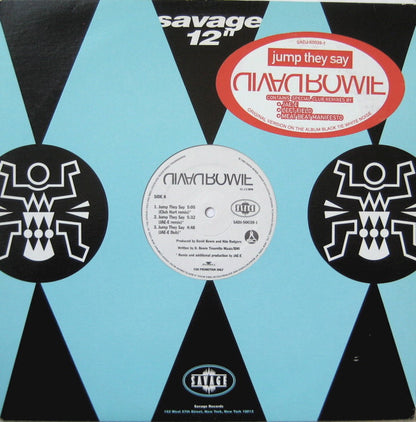 David Bowie : Jump They Say (12", Single, Promo)