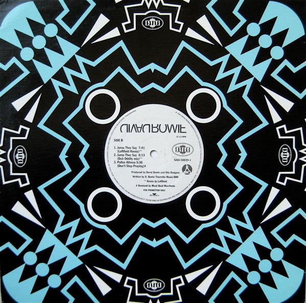 David Bowie : Jump They Say (12", Single, Promo)