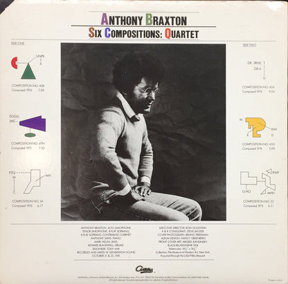 Anthony Braxton : Six Compositions: Quartet (LP, Album)