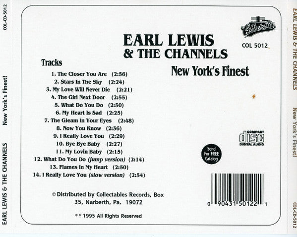Earl Lewis And The Channels : New York's Finest (CD, Comp)