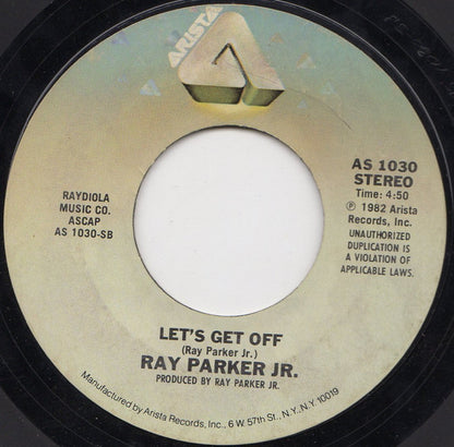 Ray Parker Jr. : Bad Boy (7", Styrene, Ter)