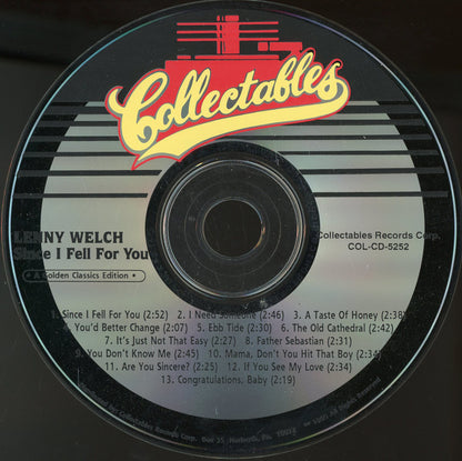 Lenny Welch : Since I Fell For You A Golden Classics Edition (CD, Comp)