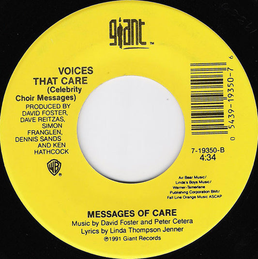 Voices That Care : Voices That Care (7")