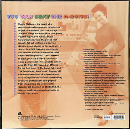 Various : Atomic Platters: Cold War Music From The Golden Age Of Homeland Security (5xCD, Comp + DVD-V + Box)