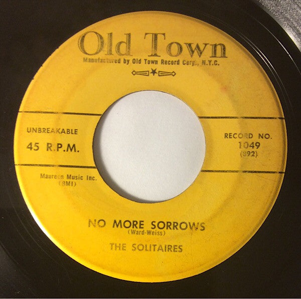 The Solitaires : Walkin' And Talkin' (7")