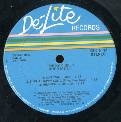 The Kay-Gees : Burn Me Up (LP, Album, 53)