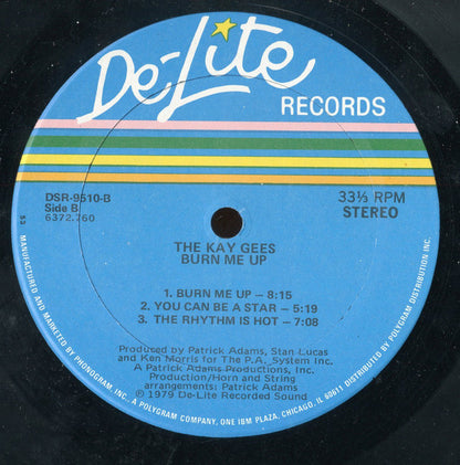The Kay-Gees : Burn Me Up (LP, Album, 53)