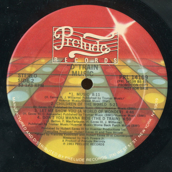D-Train : Music (LP, Album, Promo)