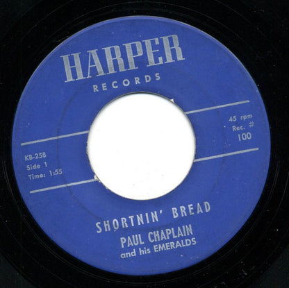 Paul Chaplain And His Emeralds : Shortnin' Bread (7", Single)