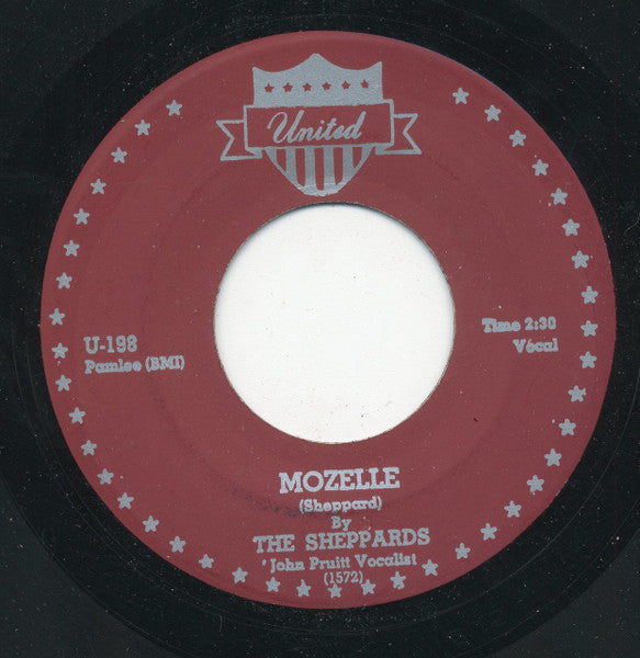 The Sheppards (3) : Mozelle / Sherry (7", Single, RE, Unofficial)