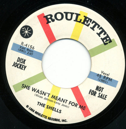 The Shells : The Thief / She Wasn't Meant For Me (7", Single, Promo)