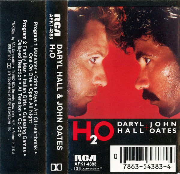 Daryl Hall & John Oates : H₂O (Cass, Album, Dol)