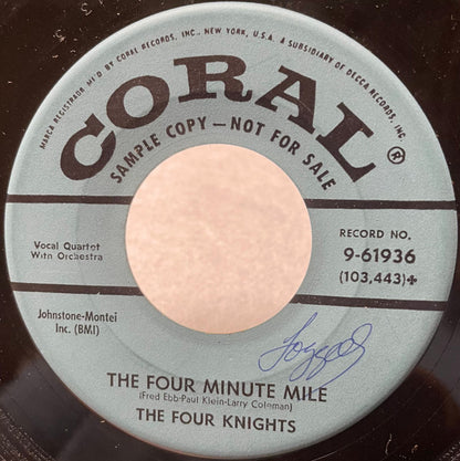 The Four Knights : When Your Lover Has Gone (7", Promo)