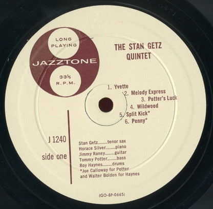 Stan Getz Quintet / The Charlie Parker Quintet : The Saxes Of Stan Getz And Charlie Parker (LP, Comp, Mono, RM)