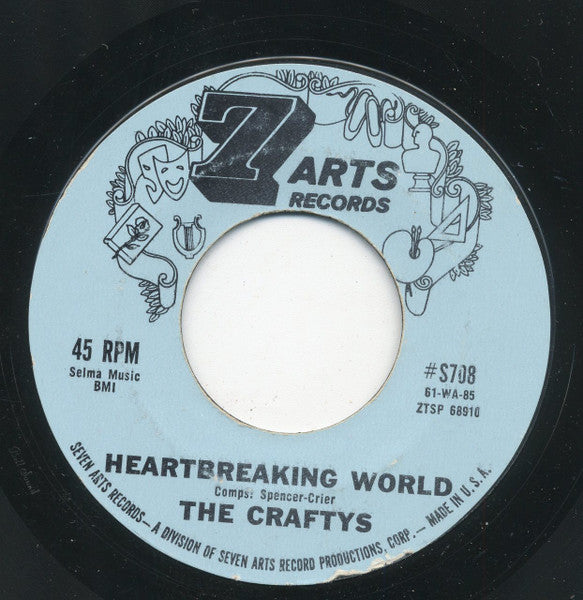The Craftys : L-O-V-E (7", Single, Mono, Styrene)