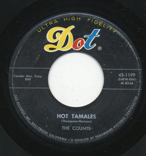The Counts (14) : Hot Tamales / Baby Don't You Know (7", Single, RE)