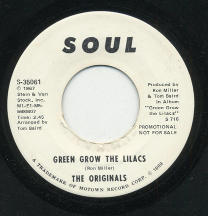 The Originals : Green Grow The Lilacs (7", Promo)