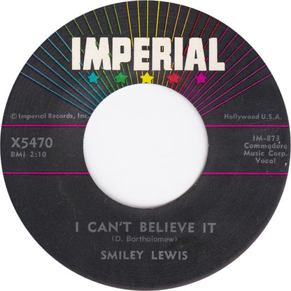 Smiley Lewis : I Can't Believe It (7", Single)