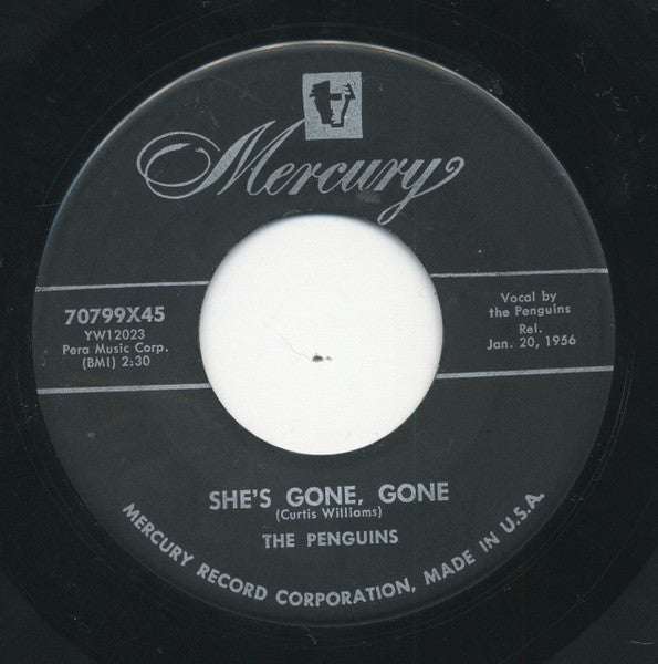 The Penguins : My Troubles Are Not At An End / She's Gone, Gone  (7")