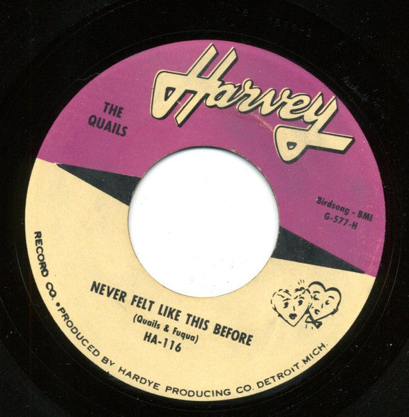 The Five Quails : My Love / Never Felt Like This Before (7")