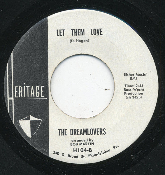 The Dreamlovers : Welcome Home / Let Them Love (7")