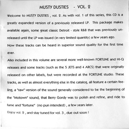 Various : Itty Bitty Treasure Chest Vol. 2 (Lotsa Musty Dusties) (CD, Comp)