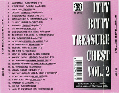 Various : Itty Bitty Treasure Chest Vol. 2 (Lotsa Musty Dusties) (CD, Comp)