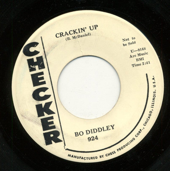 Bo Diddley : Crackin' Up / The Great Grandfather (7", Single, Promo)