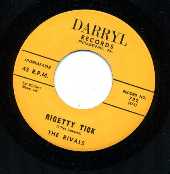 The Rivals (4) : Rigetty Tick / I Must See You Again (7")