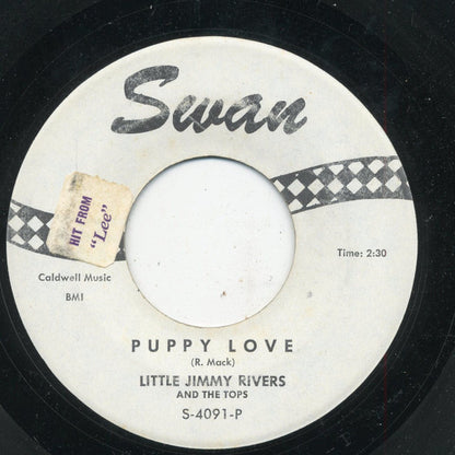 Little Jimmy And The Tops : Puppy Love / Say You Love Me (7")