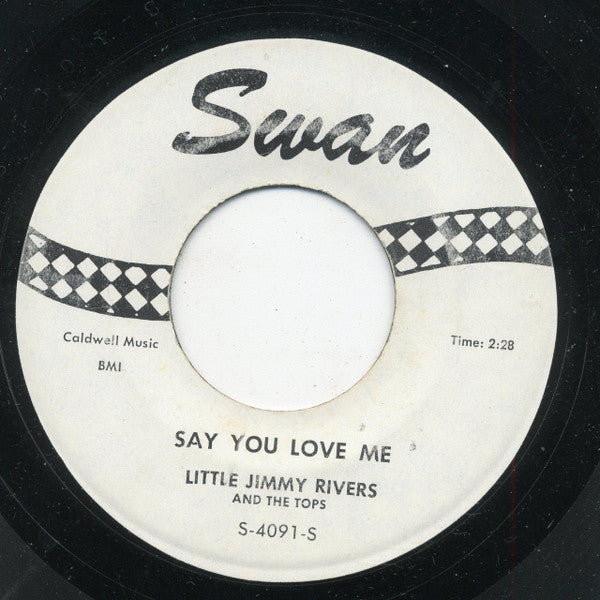 Little Jimmy And The Tops : Puppy Love / Say You Love Me (7")