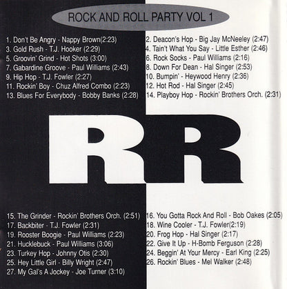 Various : Rock & Roll Party Vol. 1 (CD, Comp)