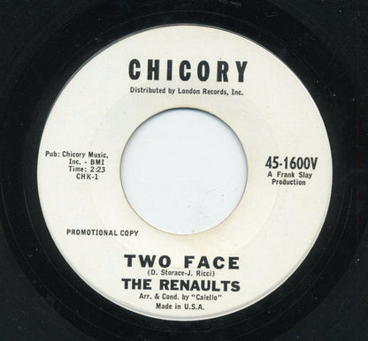 The Renaults (2) : Two Face / Ten Questions (7", Promo)