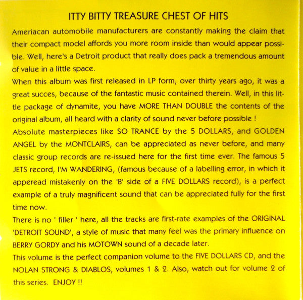 Various : Itty Bitty Treasure Chest Vol. 1 (Lotsa Musty Dusties) (CD, Comp)