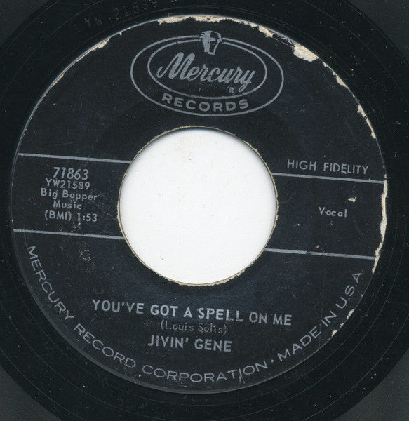 Jivin' Gene : I Cried (7")