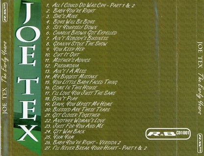 Joe Tex : Joe Tex - The Early Years (CD, Comp)