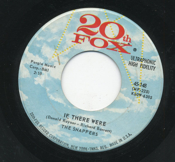 The Snappers (3) : Big Bill / If There Were (7")