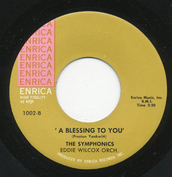 Freddie Scott & The Symphonics : Come On Honey "Let's Dance" / A Blessing To You (7")