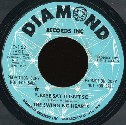 The Swinging Hearts : Please Say It Isn't So (7", Promo, Styrene)