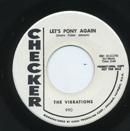 The Vibrations : Let's Pony Again / What Made You Change Your Mind (7", Promo)