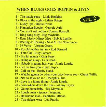 Various : When Blues Goes Boppin & Jivin Vol. 2 (CD, Comp)